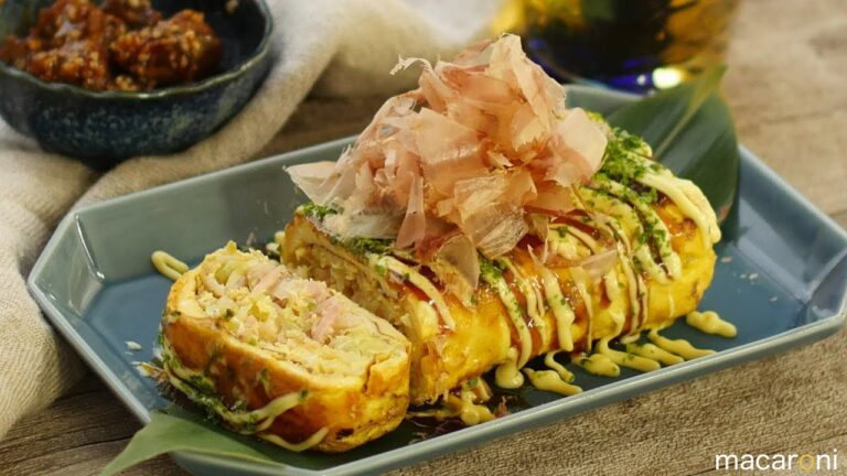 卵焼き器でくるっと！ キャベツ たっぷり とん平 巻き のレシピ 作り方