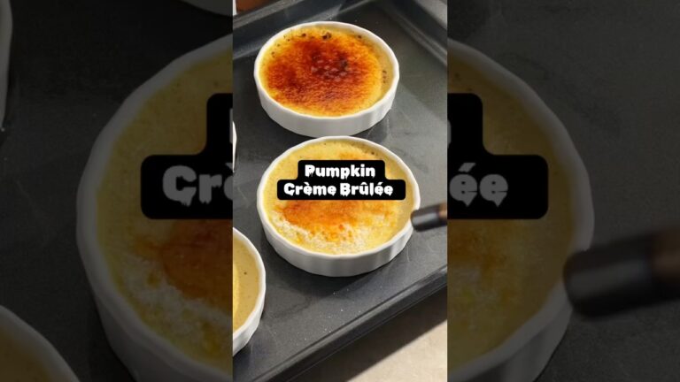 PERFECT PUMPKIN CRÈME BRÛLÉE: FALL’S DREAMIEST DESSERT!