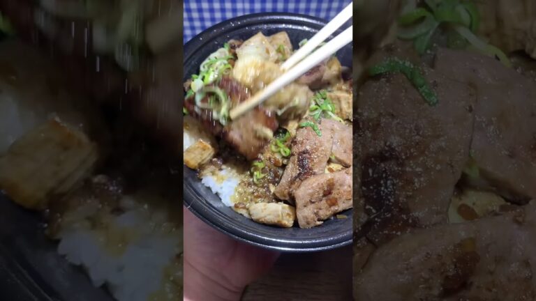 【伝説のすた丼屋】濃厚ブラックＷ牛焼肉丼 食べてみた