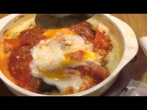 【飯テロ】憎しみを込めて温玉をつぶす！【ドリア】