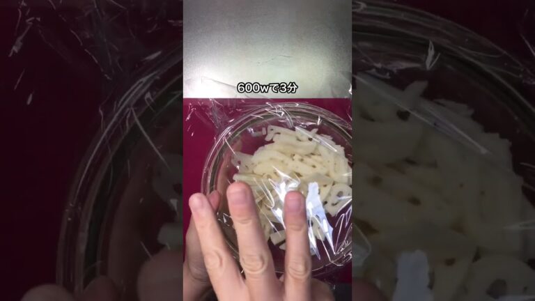 すべて小さじ2でれんこんゆかりあえ#shorts