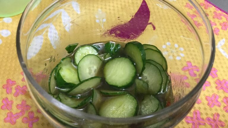 きゅうりの浅漬けの作り方教えます❤️すし酢利用レシピですね😋