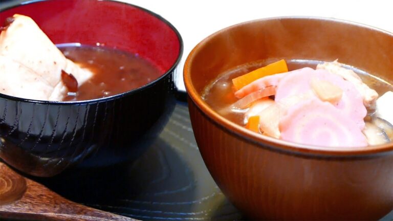 【和食】絶品お雑煮｜北海道はなると巻｜ひとり暮らしの年末