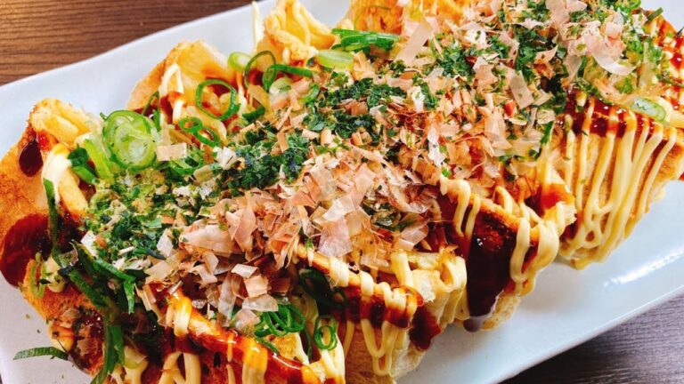 【衝撃の旨さに悶絶】カンタンすぎる!!『カリッカリ♪悶絶あげおこ』の作り方。【低糖質レシピ】low-carb recipe 大阪燒 오코노미야키