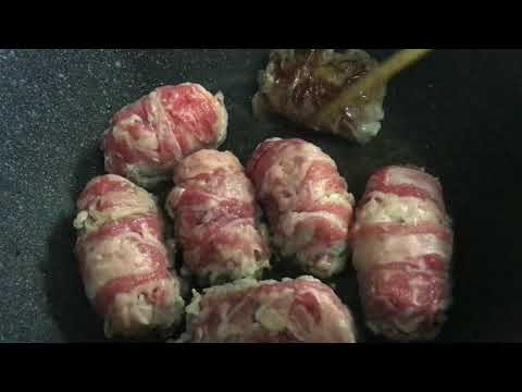 照り焼き肉巻きおにぎり　diary38