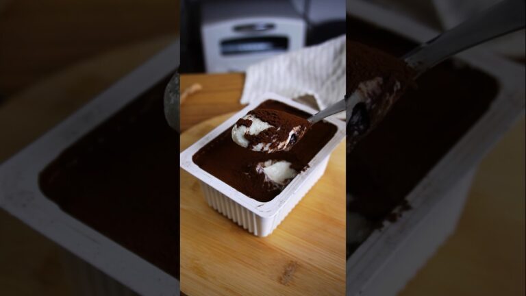 材料4つ！パックそのままティラミス作り方！#food