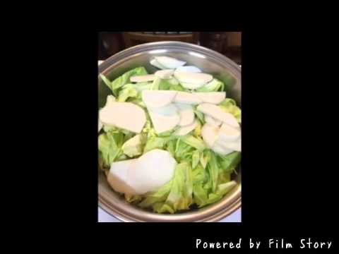 春キャベツとカブの温野菜サラダ