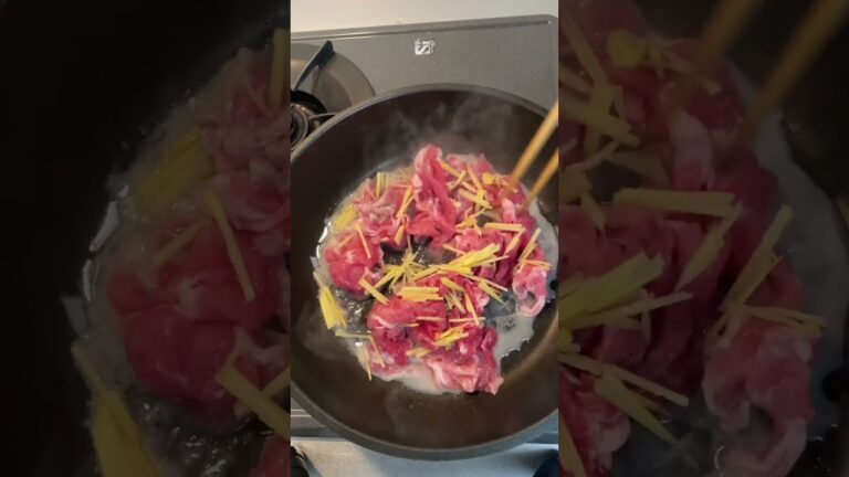 はちみつが決め手！激うま生姜焼き！ #shorts #料理