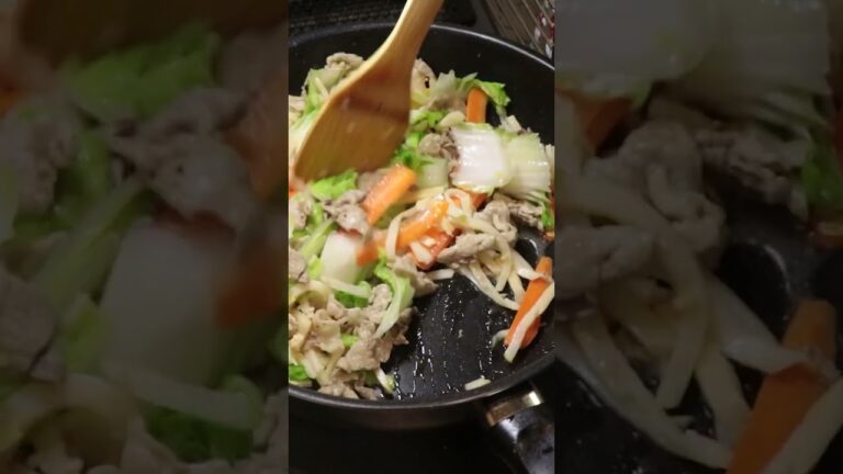 たっぷり野菜で作る八宝菜！旨味が爆発していて過去一うまい！