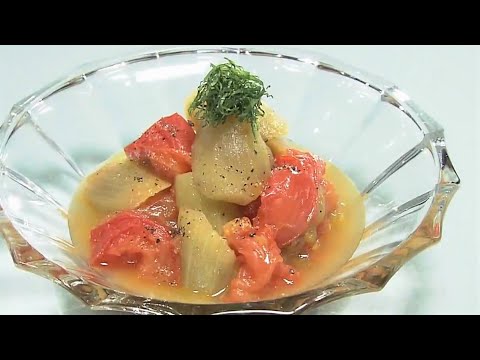 茄子の冷製トマト煮