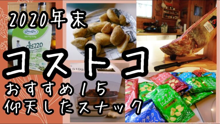 【コストコ購入品】驚愕のスナック発見｜ついに買った大物｜２０２０年１２月｜料理家がリピする商品