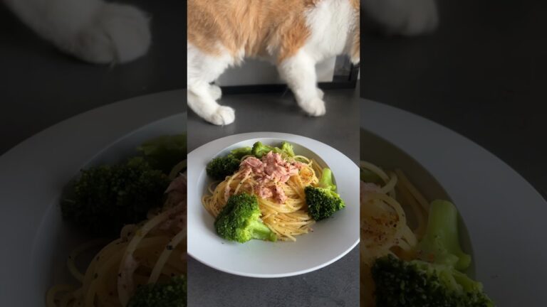 レンジで簡単なのに美味いダイエットパスタ作った結果ww #shorts