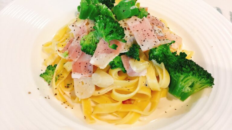 ブロッコリーたっぷり「クリームパスタ」＃24