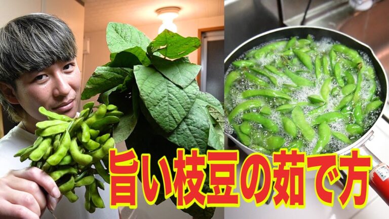 【かため好き必見】夏にぴったり枝豆の美味しい茹で方