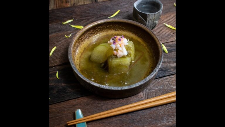 さっぱり冷製のお惣菜 冬瓜の翁（おきな）煮 ｜和食のレシピ集 ｜和食のレシピ集