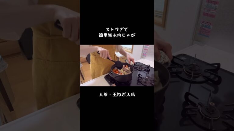 ストウブで作る肉じゃがはこんなもん🥔