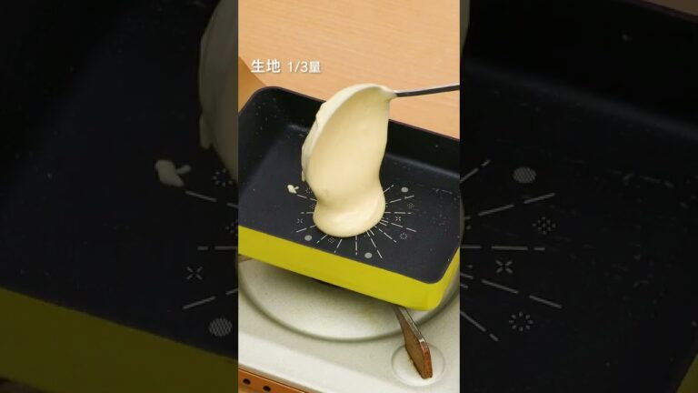 【あまじょっぱい】卵焼き器でチーズドッグの作り方 #Shorts