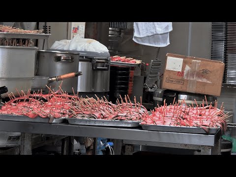 【うなぎの早捌き】朝6時から大量に仕込みを始めるうなぎ屋の一日に密着 うな正｜Japanese Street Food Unagi - Day in the Life - Grilled Eel