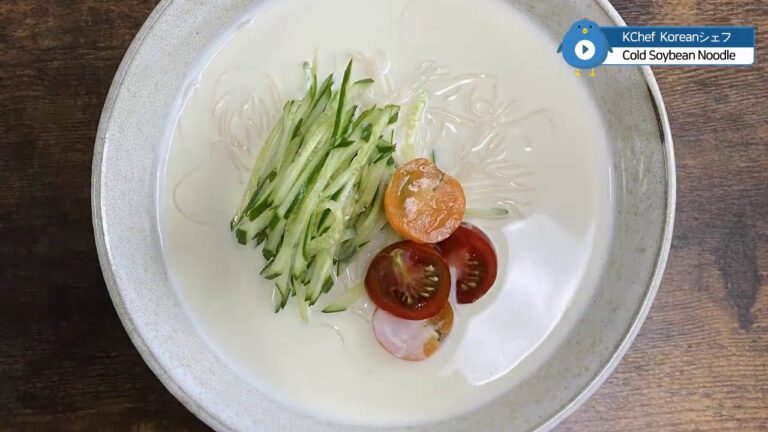 간단요리 ep.1)콩국수, Korean Cold Soybean noodle,韓国コングクスレシピ