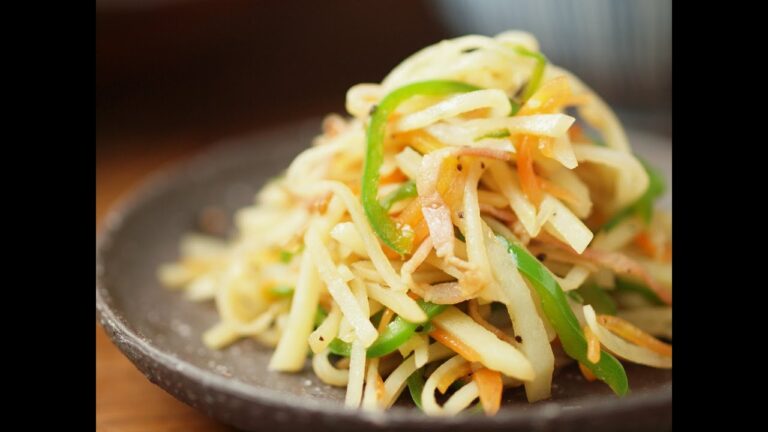 じゃがいもとベーコンのスパイスきんぴら