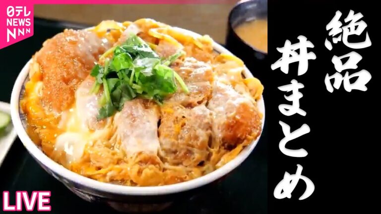 【どんぶりメシまとめ】元祖親子丼の老舗 生き残りかけた"新戦略" / から揚げ・ステーキ・豚焼き肉の激盛りどんぶり / 特大あなご天丼 など（日テレNEWSLIVE）
