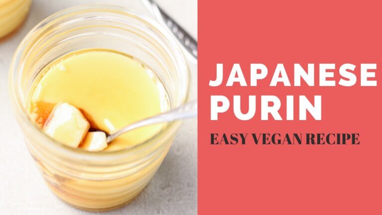 Kanten Purin (Japanese Vegan Pudding) | 『卵なし』豆乳プリン