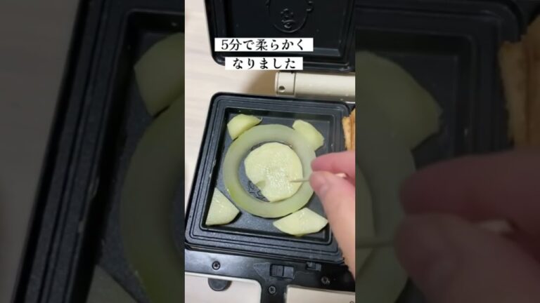 BRUNOホットサンドメーカーで朝ごはん／夜ごはん／夕食の簡単おかず作り