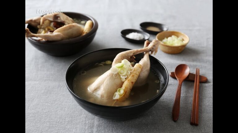 サムゲタン(한방삼계탕)_韓国料理レシピ(일어자막)JP ver.