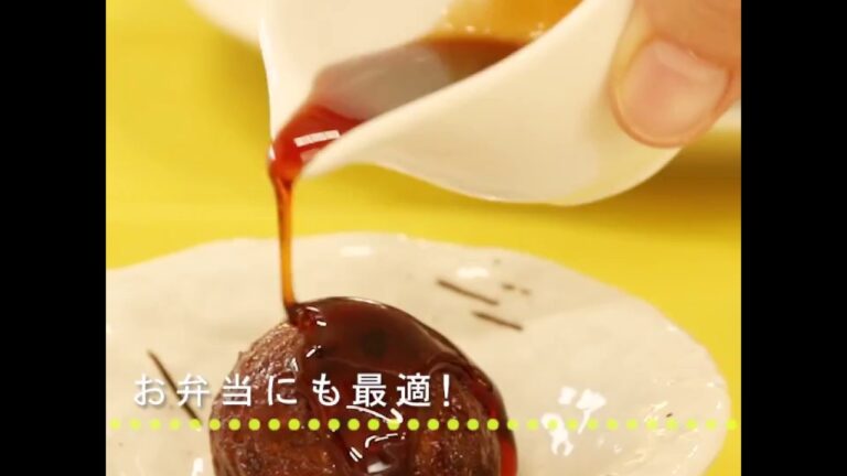 お弁当にも最適！ カレー肉団子の照り焼き