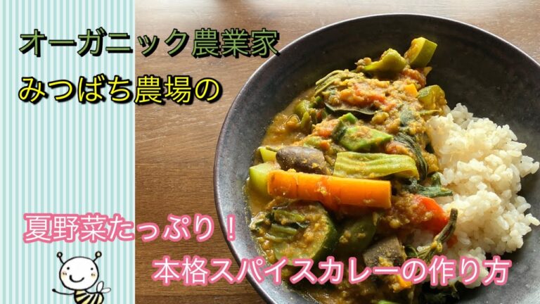オーガニック農業家直伝！！夏野菜たっぷり！本格スパイスカレーの作り方