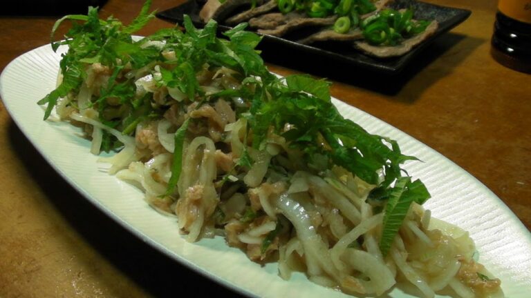 THE （俺が）絶対に失敗しない酒のツマミ料理 ☆第四弾☆  新玉ねぎのツナサラダ