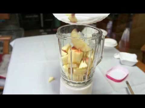 小松菜とりんごのジュース　作り方 レシピ 03 －美肌になる！－ Apple Juice