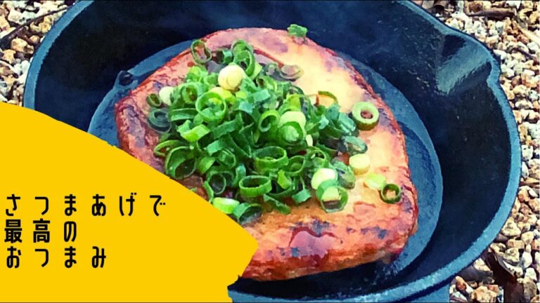 【ビール無限】さつまあげで最高のおつまみ