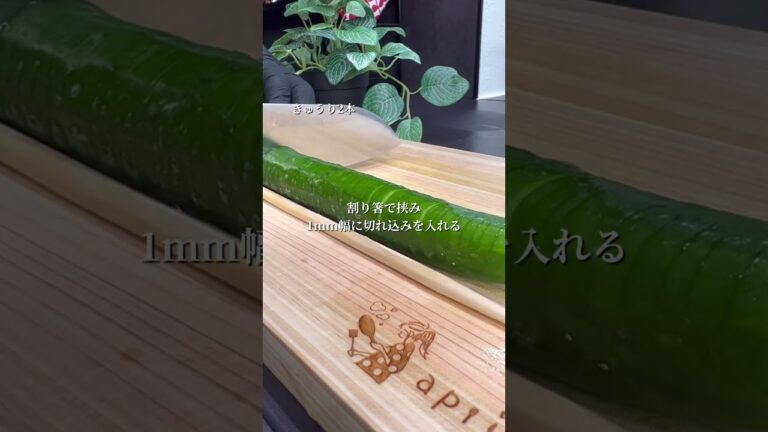 塩ダレ蛇腹きゅうり