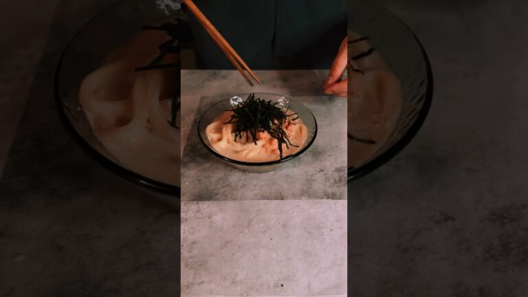 簡単手抜きの明太子クリームうどん🍜 #shorts