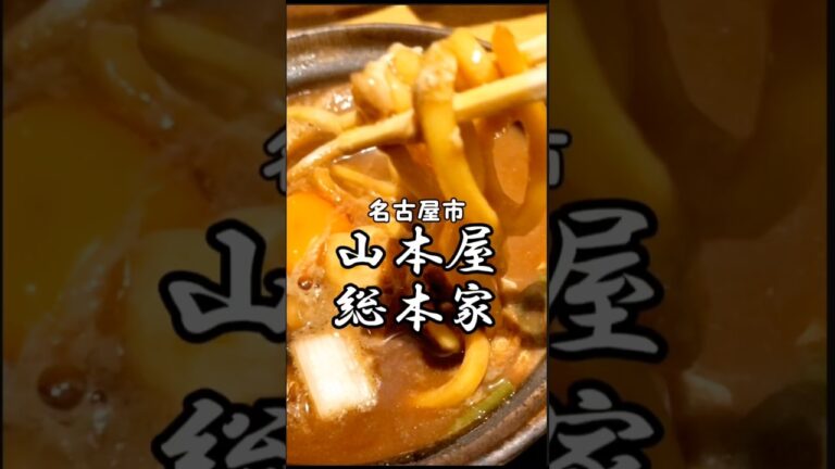 【名古屋めし】山本屋総本家の味噌煮込みうどん#味噌煮込みうどん#山本屋総本家