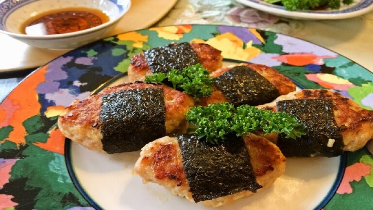 海苔巻きえのきつくね【今日使える簡単レシピ】