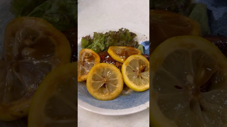 30kg痩せた男が食べている鶏胸レモンソテーの作り方！🐔🍋#ダイエットレシピ #shorts