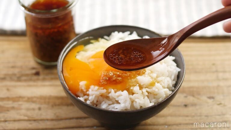 【ごはんのお供】TKGに「さっぱり生姜だれ」のレシピ・作り方