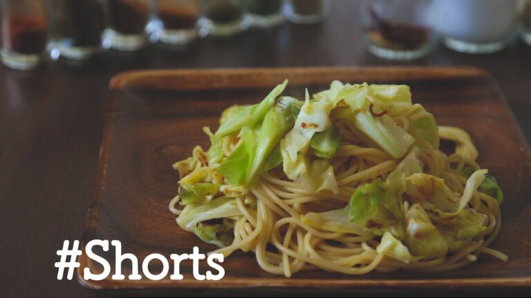 旨いアンチョビパスタを、フライパン一つで作る #shorts