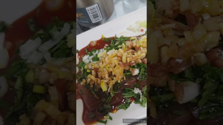 ケイの波動グルメ　その56　カツオの刺身薬味和え