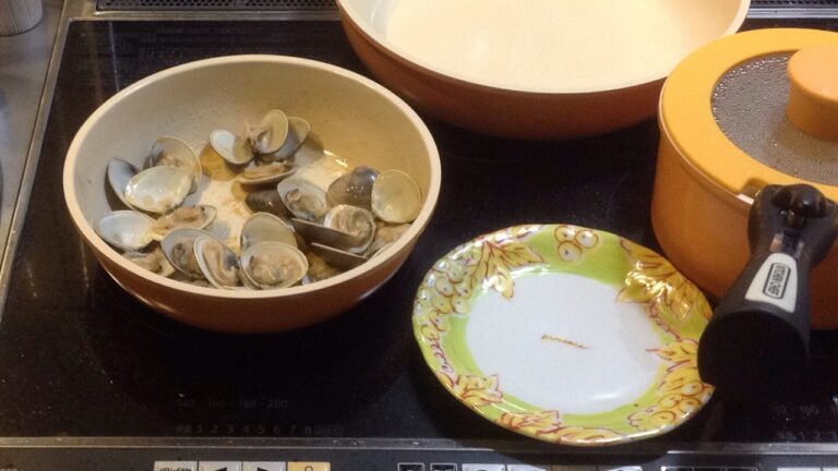 ハマグリの酒蒸し