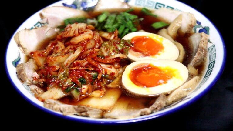 美味しい、李朝園の本格キムチでキムチラーメン