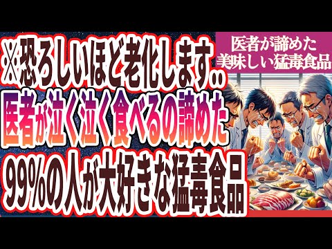 【なぜ報道しない!?】「本当に老けちゃう！医者が泣く泣く食べるのを諦めた、みんな大好きな美味しい猛毒食品」を世界一わかりやすく要約してみた【本要約】