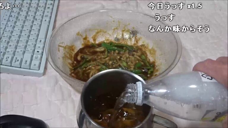 【コメ付き】チンジャウロース。説明書無視して簡単に作ってみた。