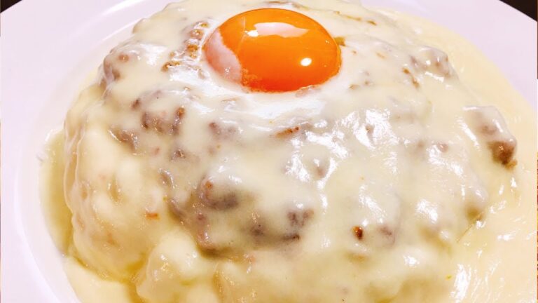 あまりの旨さに秒で完食ｗ『夢のチーズたっぷり白い贅沢キーマカレー』How to make Cheese keema curry 奶酪 印度肉末 咖喱 怎么做 치즈 키마카레