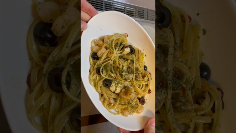 【魚介のぺぺロンチーノ】シーフードミックスを使って#shorts