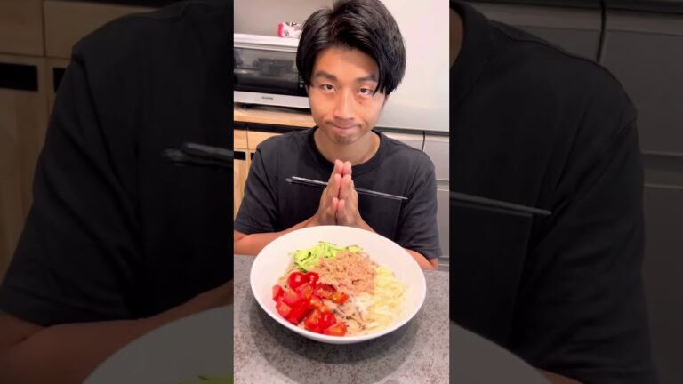 【そばはダイエットの味方】ツナと野菜のヘルシー痩せそば！