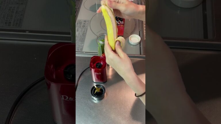 我が家愛用の野菜スムージー【cooking】【ASMR】  #みっちょす #mitchoos #スムージー