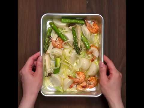 えびの香ばしさに酢の酸味がきいた グリルえびとアスパラのエスカベーシュ ｜ moguna[モグナ]